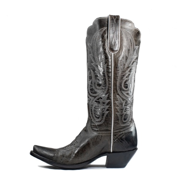 Azulado Annie Snip Toe Anthracite - Picture 3 of 7